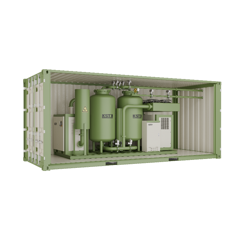 Containerized VPSA Oxygen Station